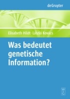 Cover Was bedeutet 'genetische Information'?