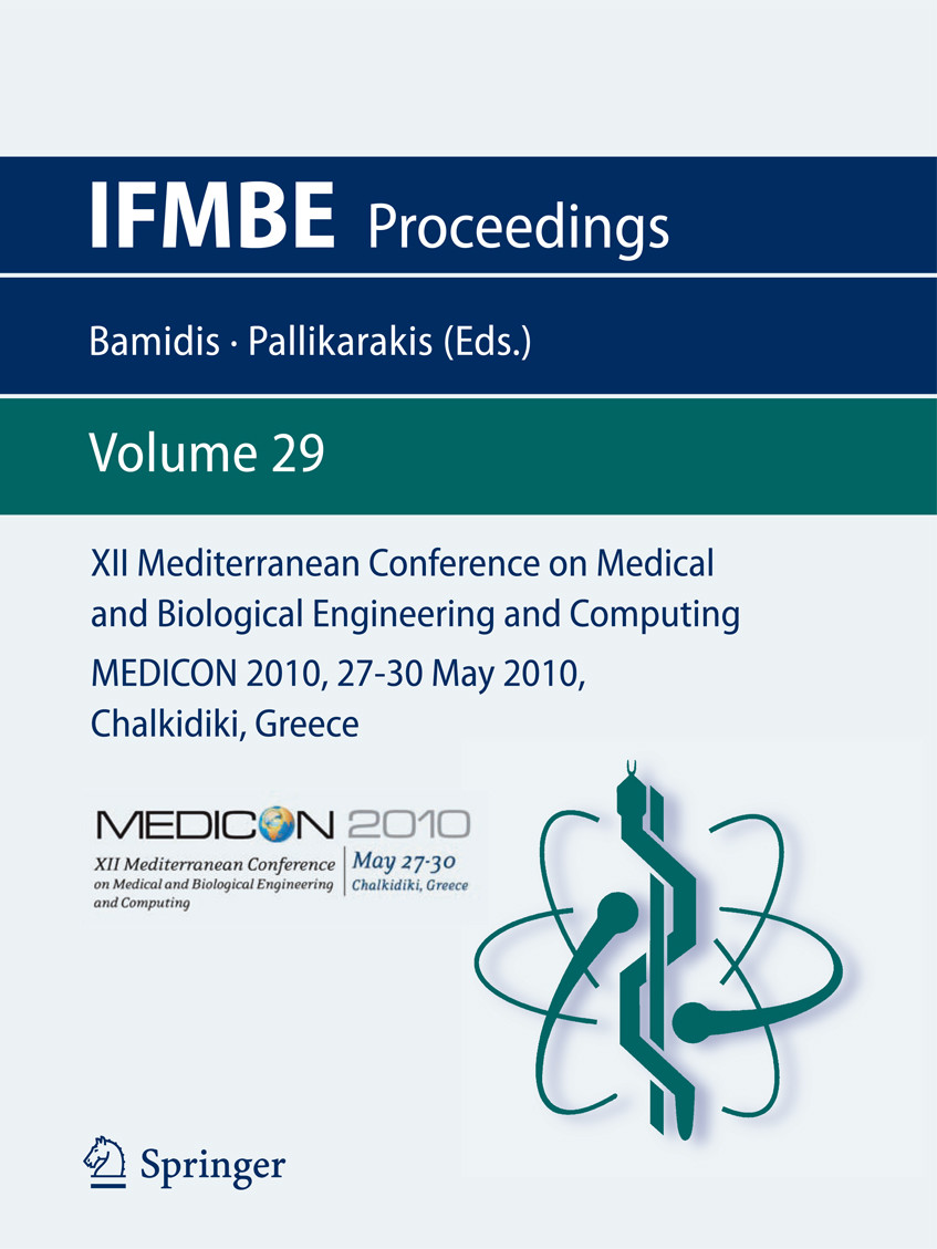 Cover XII Mediterranean Conference on Medical and Biological Engineering and Computing 2010