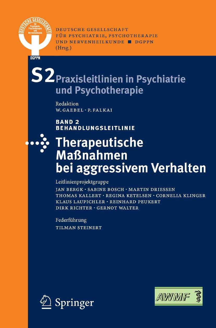 Cover Therapeutische Maßnahmen bei aggressivem Verhalten in der Psychiatrie und Psychotherapie