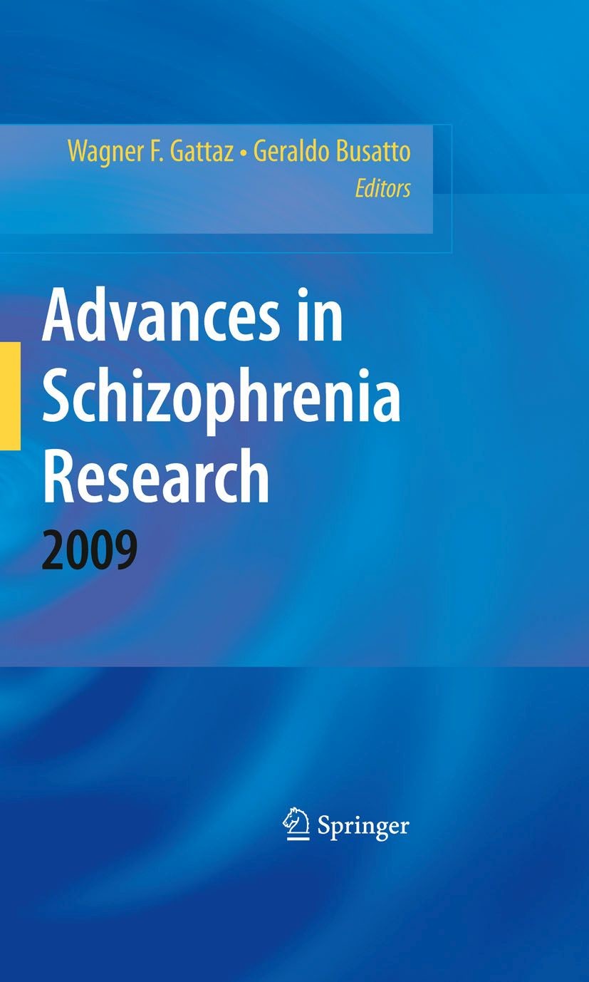 Cover Advances in Schizophrenia Research 2009