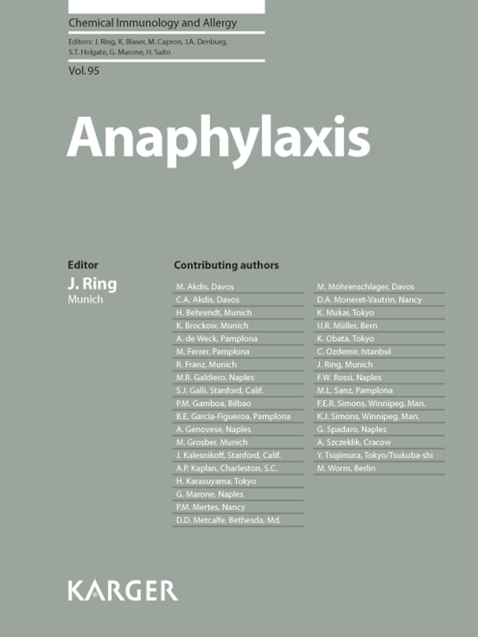 Cover Anaphylaxis