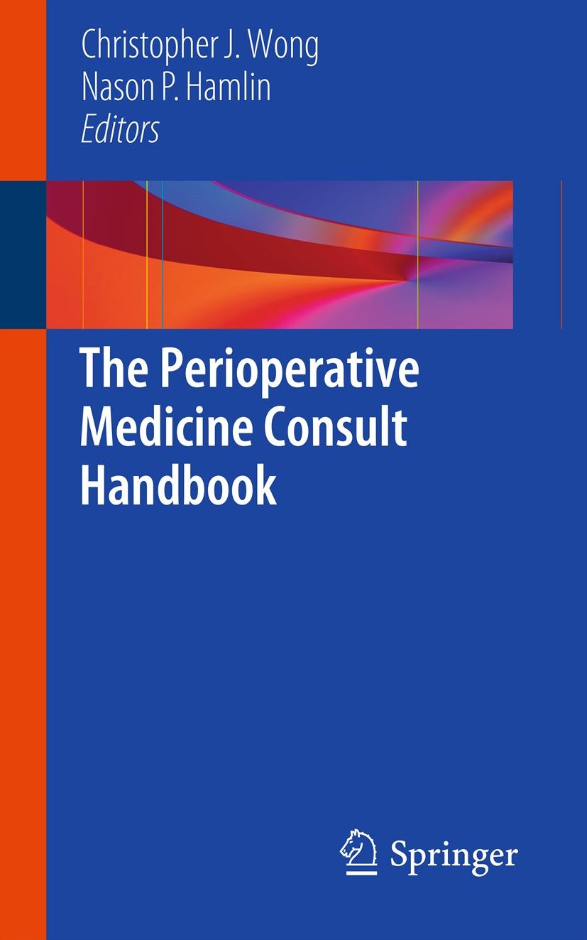 Cover The Perioperative Medicine Consult Handbook