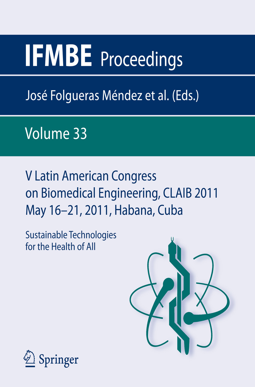 Cover V Latin American Congress on Biomedical Engineering CLAIB 2011 May 16-21, 2011, Habana, Cuba