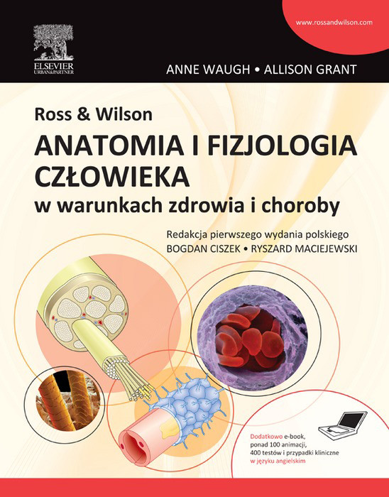 Cover Ross &amp; Wilson. Anatomia i fizjologia czlowieka w warunkach zdrowia i choroby
