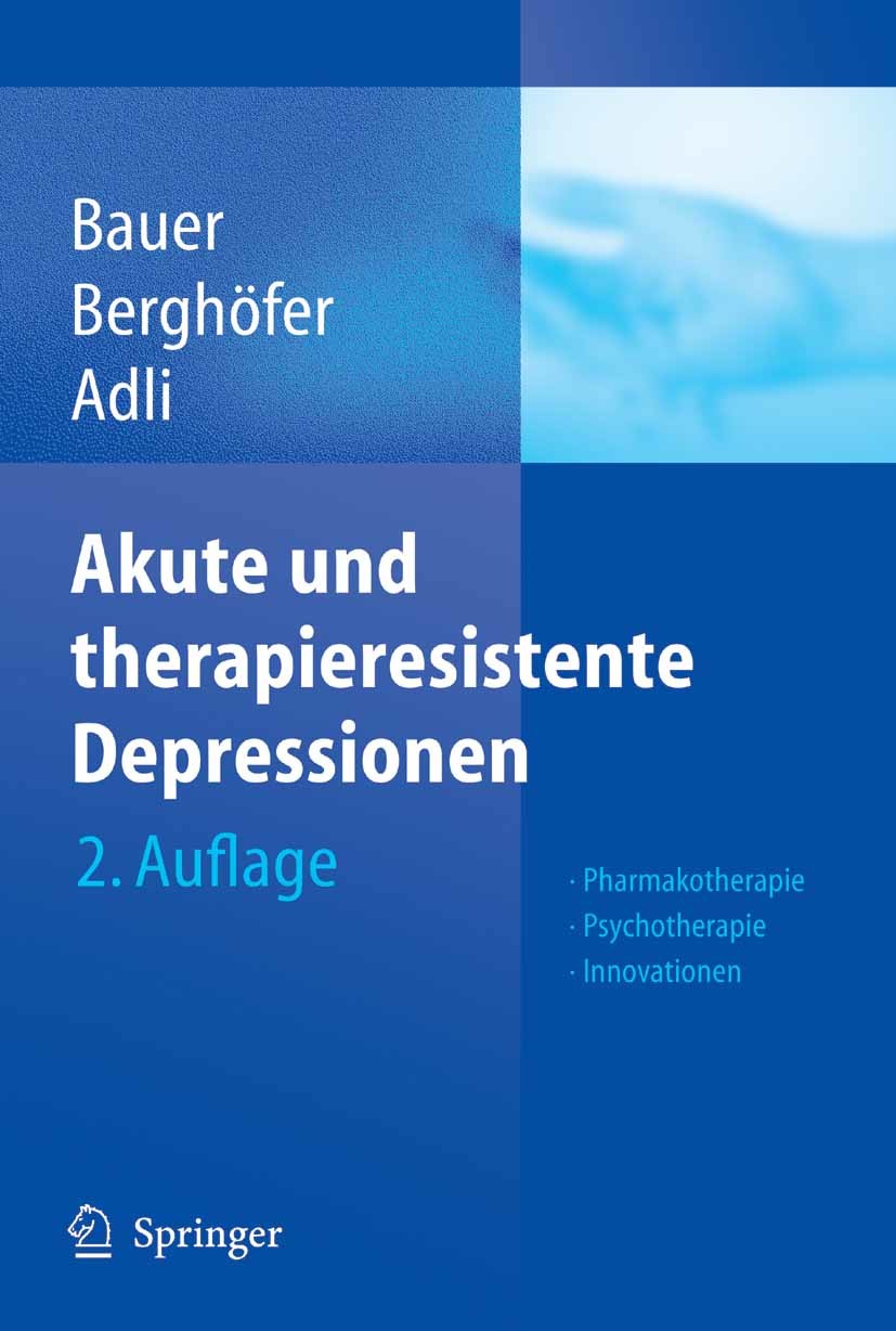 Cover Akute und therapieresistente Depressionen