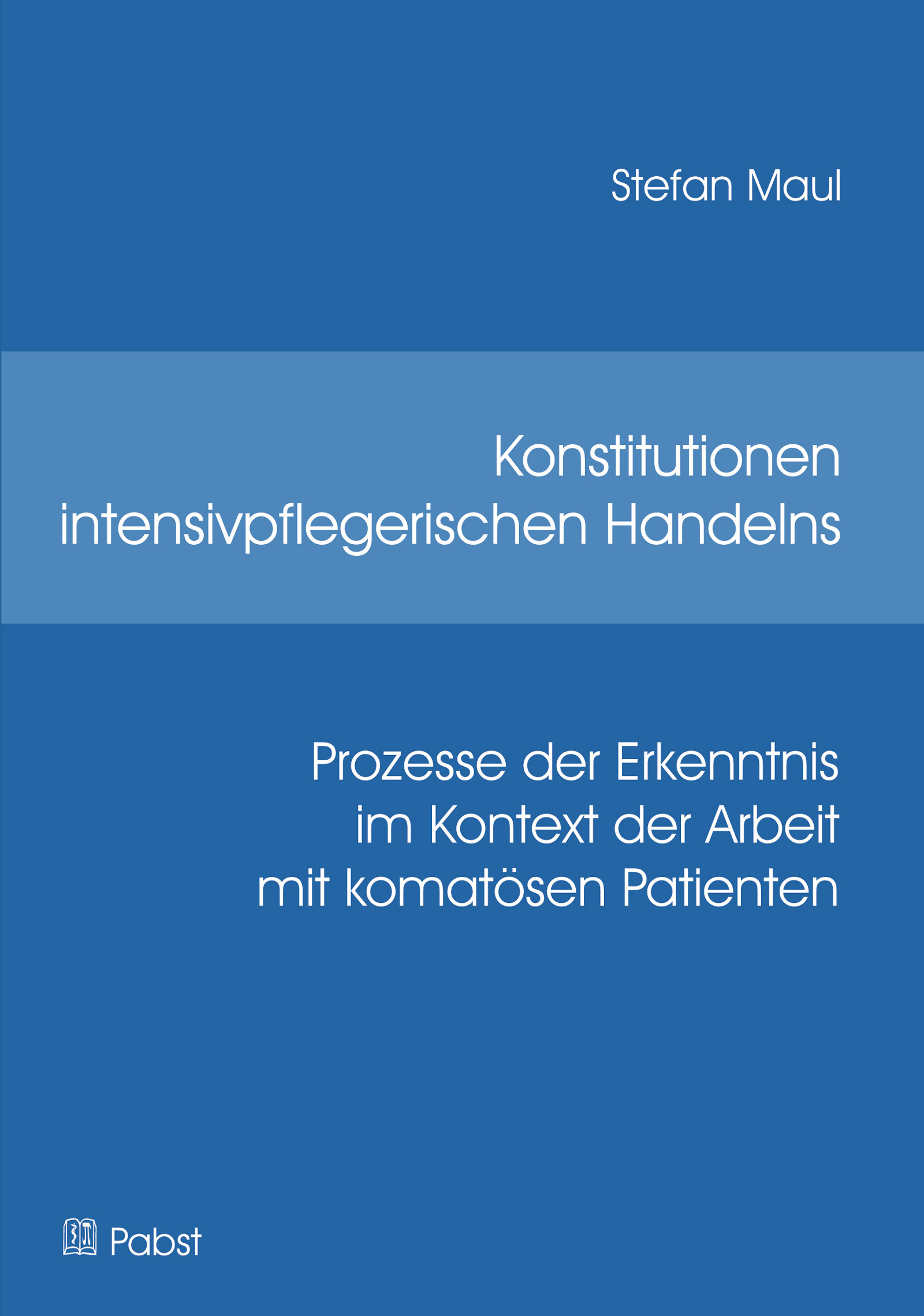 Cover Konstitutionen intensivpflegerischen Handelns