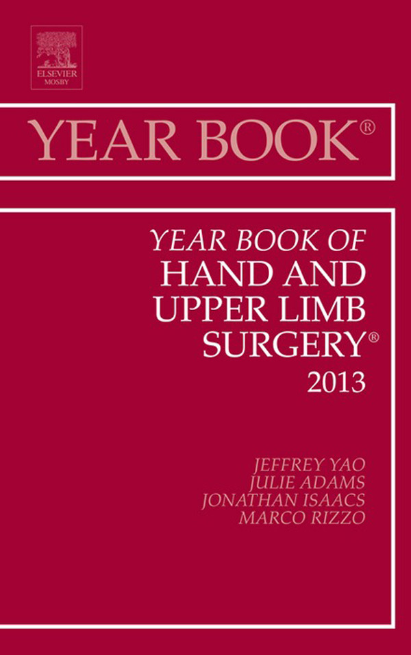 Cover Year Book of Hand and Upper Limb Surgery 2013,