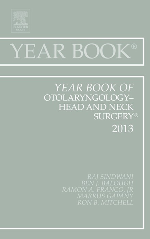 Cover Year Book of Otolaryngology-Head and Neck Surgery 2013,