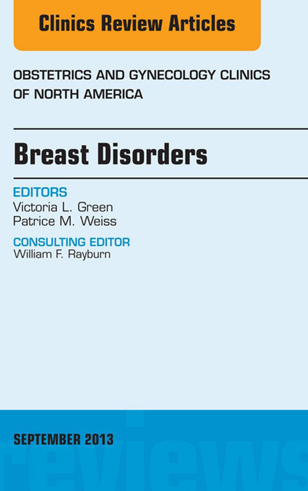 Cover Breast Disorders, An Issue of Obstetric and Gynecology Clinics, E-Book