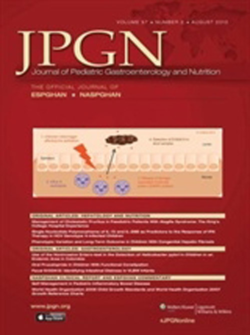 Journal of Pediatric Gastroenterology & Nutrition
