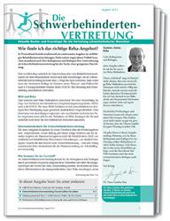 Cover Informationsdienst "Die Schwerbehindertenvertretung"