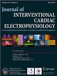 Cover Journal of Interventional Cardiac Electrophysiology 