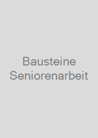Cover Bausteine Seniorenarbeit