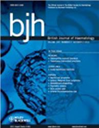 Cover British Journal of Haematology