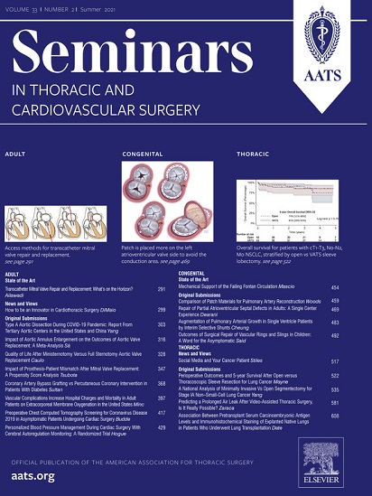 Seminars in Thoracic and Cardiovascular Surgery