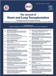 Cover Journal of Heart and Lung Transplantation