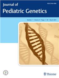 Cover Journal of Pediatric Genetics