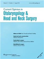 Cover Current Opinion in Otolaryngology and Head and Neck Surgery