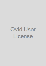 Cover Ovid User License