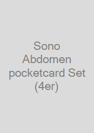 Sono Abdomen pocketcard Set (4er)