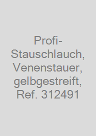 Profi-Stauschlauch, Venenstauer, gelbgestreift, Ref. 312491