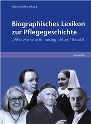 Cover Biographisches Lexikon zur Pflegegeschichte. Band 8