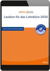 Cover Lexikon für das Lohnbüro  (Online-Datenbank)