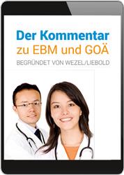 Cover Der Kommentar zu EBM und GOÄ (Online-Datenbank)