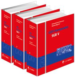 Cover SGB V-Kommentar - Gesetzliche Krankenversicherung - GKV - Fortsetzungswerk in 3 Ordnern mit CD-ROM