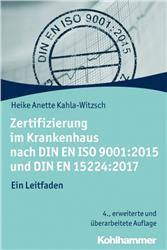 Cover Zertifizierung im Krankenhaus nach DIN EN ISO 9001:2015 und DIN EN 15224:2017