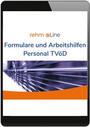 Cover Formulare und Arbeitshilfen Personal TVöD (Online-Datenbank)