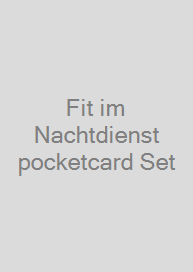 Cover Fit im Nachtdienst pocketcard Set