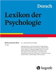 Cover Dorsch - Lexikon der Psychologie