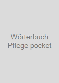 Cover Wörterbuch Pflege pocket