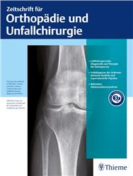 Cover Zeitschrift für Orthopädie und Unfallchirurgie
