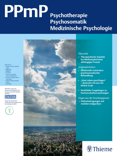 PPmP - Psychotherapie - Psychosomatik - Med. Psychologie