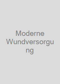 Cover Moderne Wundversorgung