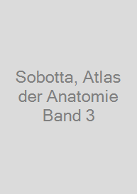 Cover Sobotta, Atlas der Anatomie Band 3