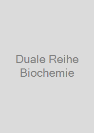 Cover Duale Reihe Biochemie