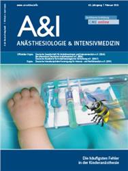 Cover Anästhesiologie und Intensivmedizin