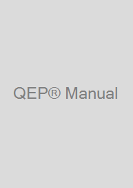 Cover QEP® Manual