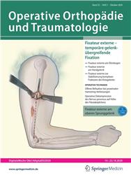 Cover Operative Orthopädie und Traumatologie