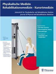 Cover Physikalische Medizin, Rehabilitationsmedizin, Kurortmedizin