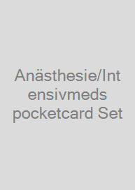 Anästhesie/Intensivmeds pocketcard Set
