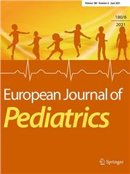 Cover European Journal of Pediatrics