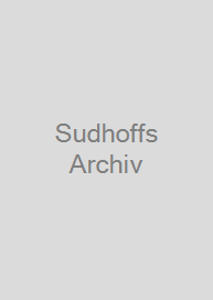 Sudhoffs Archiv