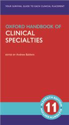 Cover Oxford Handbook of Clinical Specialties