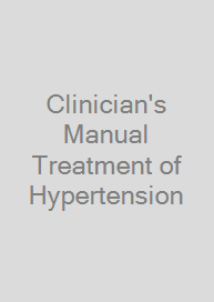 Cover Clinician's Manual Treatment of Hypertension