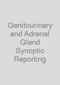 Cover Genitourinary and Adrenal Gland Synoptic Reporting