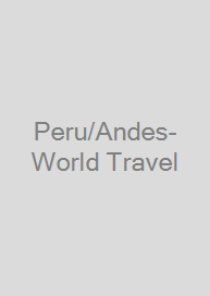 Cover Peru/Andes-World Travel